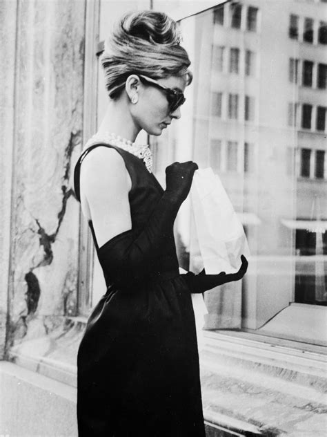 givenchy black shirt dress|Givenchy breakfast at tiffany's dress.